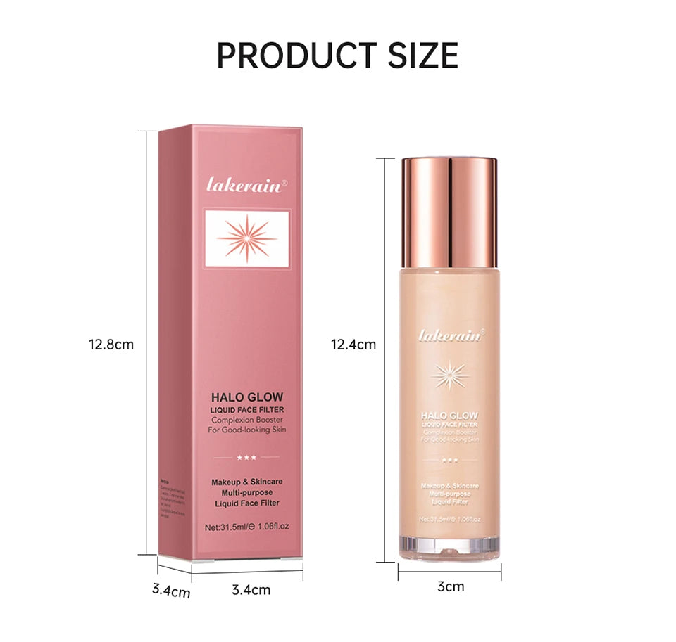 Enlumineur Liquide pour le Visage, Contouring, Illuminateur Pailleté, Illuminateur de Teint, Bronzer, Éclat pour Corps et Visage