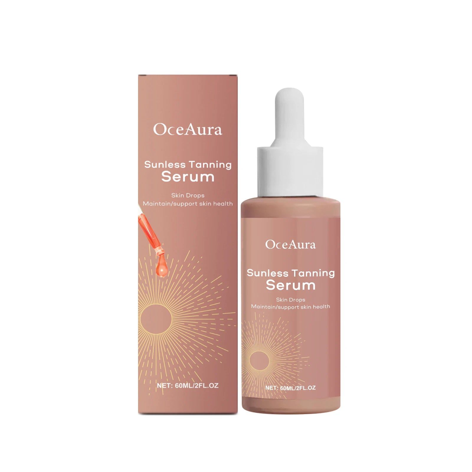 Sérum d’eau autobronzante pour le visage, le corps, la peau