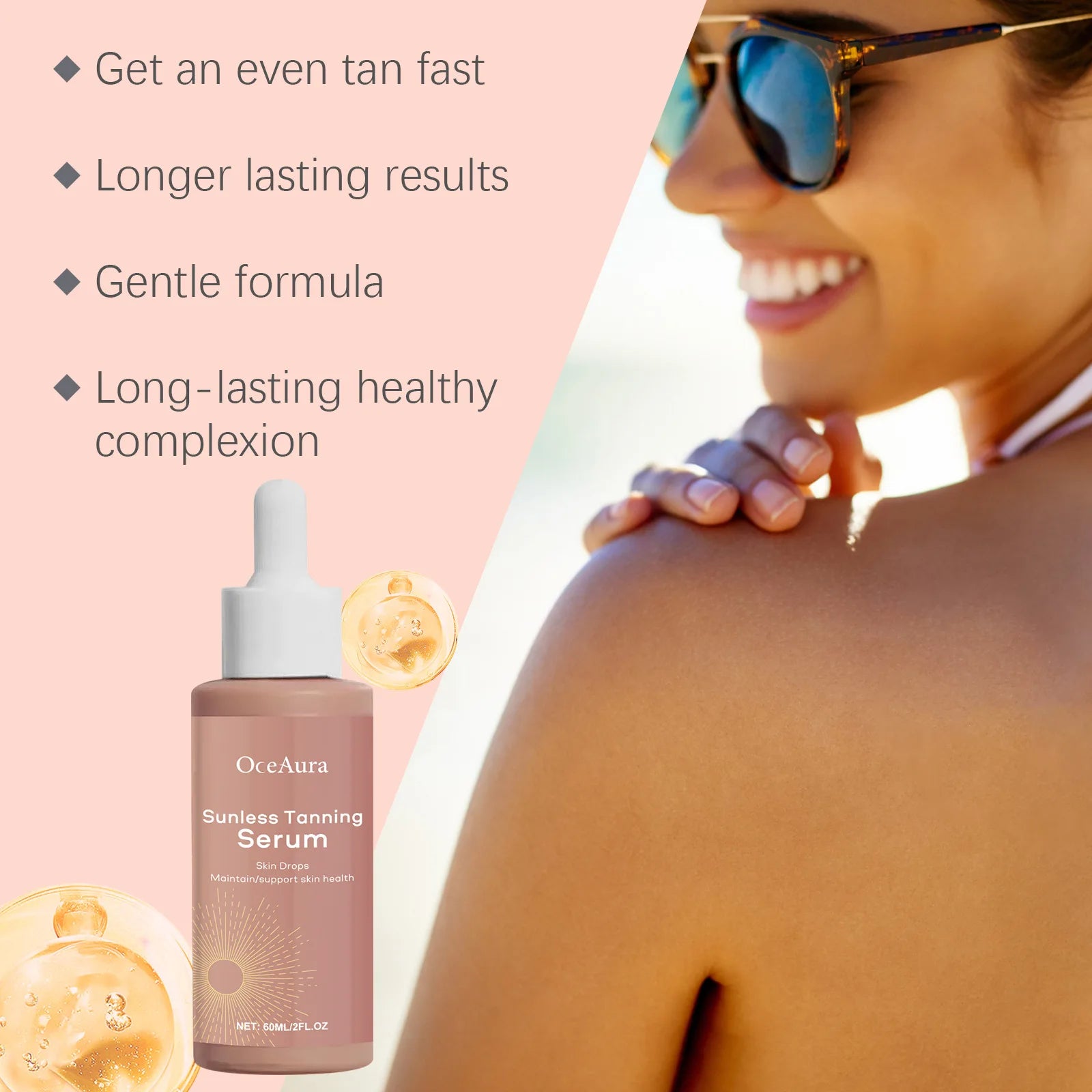Serum de bronzage sans soleil à base de plantes