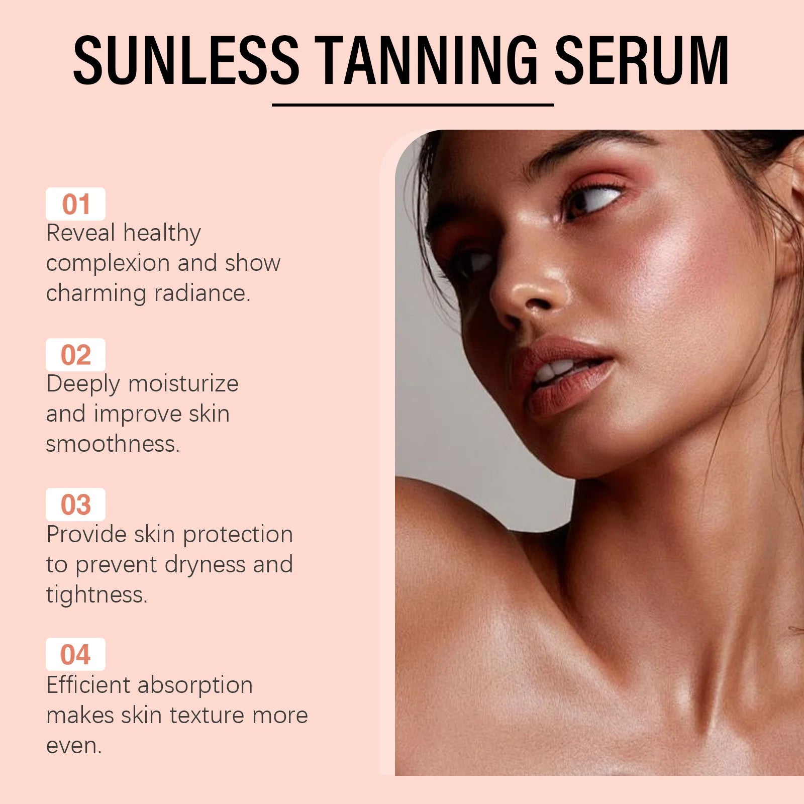 Serum de bronzage sans soleil à base de plantes