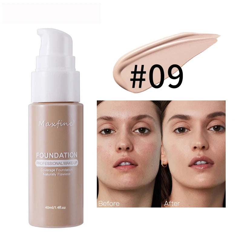 Fond de teint liquide Résistant à l’huile imperméable longue durée